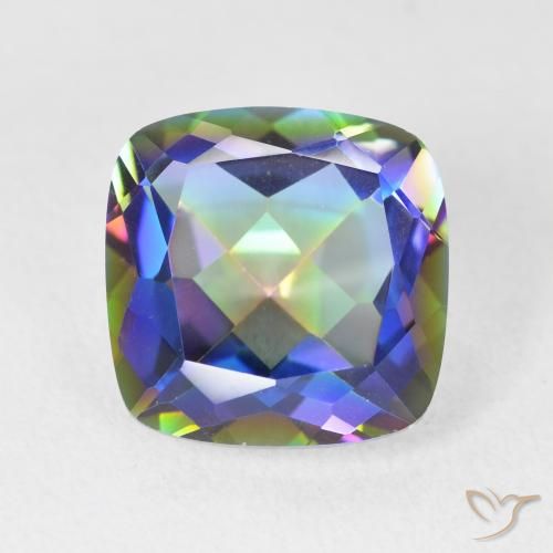 6.64ct 天然 彩色 神秘石英, 软垫, VVS