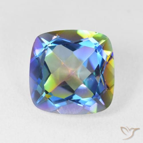 6.98ct 天然 彩色 神秘石英, 软垫, VVS