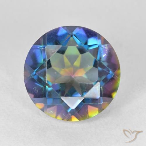 3.33ct 天然 彩色 神秘石英, 圆形的, VVS-VS