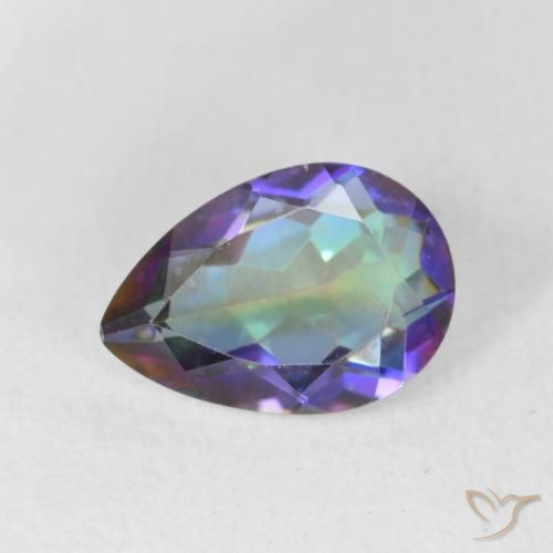 1.78ct 天然 彩色 神秘石英, 梨形, VS