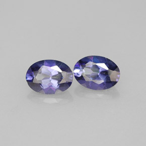 克拉天然镀膜托帕石，椭圆形切割，VVS-VS