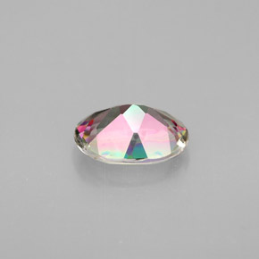 1.39克拉天然镀膜托帕石，椭圆形切割，VS