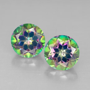 克拉天然神秘黄玉，圆形切割，VVS-VS