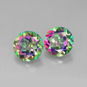 克拉天然神秘黄玉，圆形切割，VVS-VS