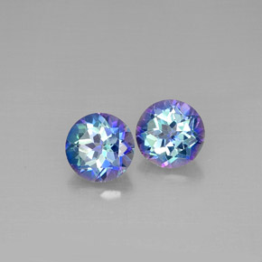 克拉天然神秘黄玉，圆形切割，VVS-VS