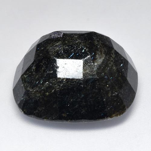33.49克拉天然黑色努米石，垫形剪裁，20.8×19.8毫米，不透明