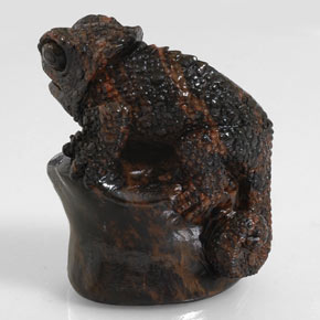 168.60克拉天然黑曜石，异形，不透明