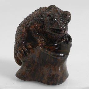 168.60克拉天然黑曜石，异形，不透明