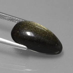 7.78克拉天然黑曜石，异形，不透明