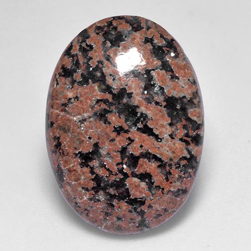 7.69克拉天然多色黑曜石，椭圆形切割，19.7×14.3毫米，不透明