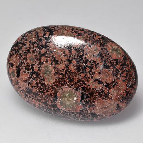 15.91克拉天然多色黑曜石，椭圆形切割，25.7×18.2毫米，不透明