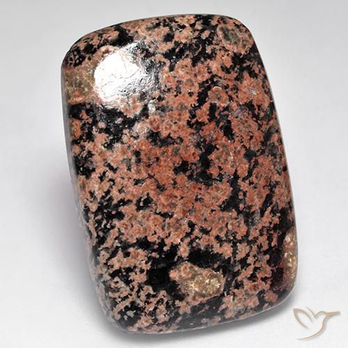 36.16ct 天然 彩色 黑曜石, 软垫, 不透明