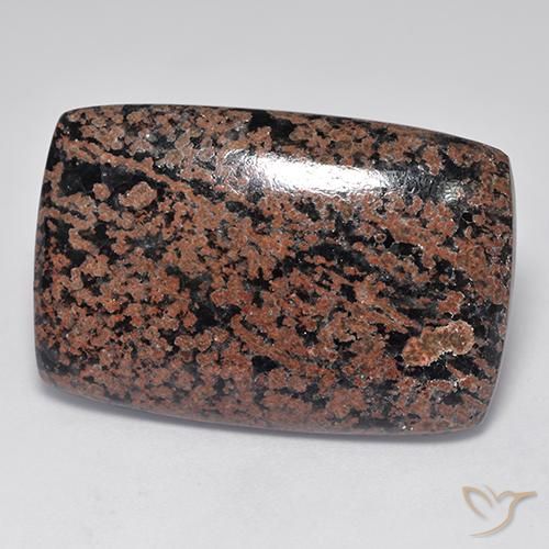 28.85ct 天然 彩色 黑曜石, 软垫, 不透明