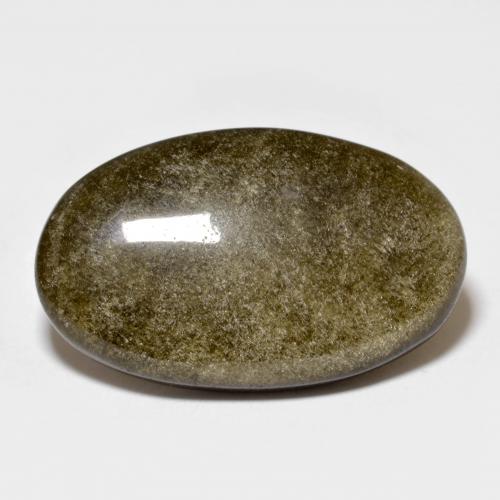 10.35克拉天然黑色黑曜石，椭圆形切割，22.8×14.1毫米，不透明