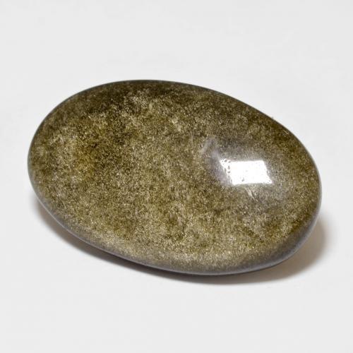 10.35克拉天然黑色黑曜石，椭圆形切割，22.8×14.1毫米，不透明
