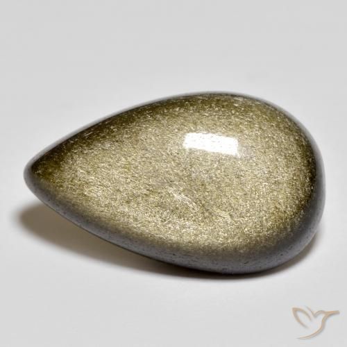 13.44克拉天然黑色黑曜石，梨形，22.8×14毫米，不透明