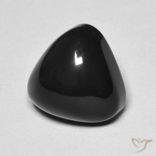3.35克拉天然缟玛瑙，胖三角形，不透明
