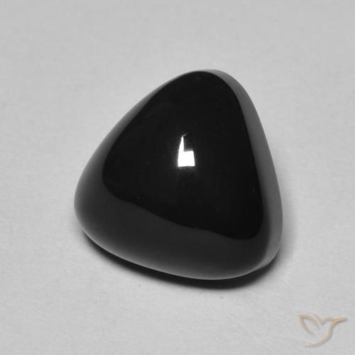3.30克拉天然缟玛瑙，胖三角形，不透明