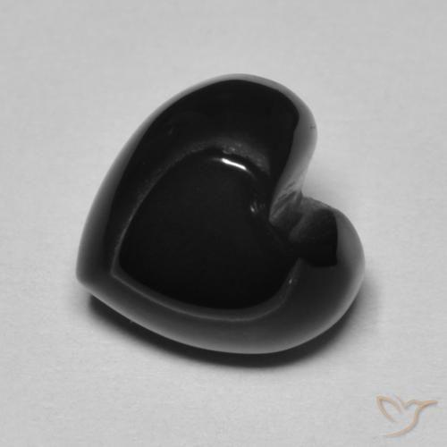 4.24克拉天然缟玛瑙，心形，不透明