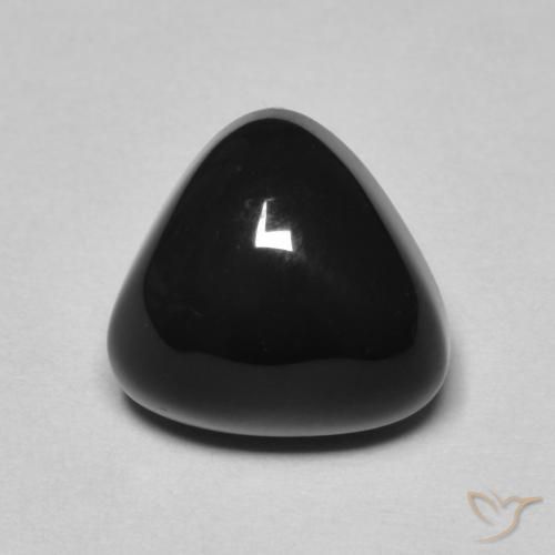 3.35克拉天然缟玛瑙，胖三角形，不透明