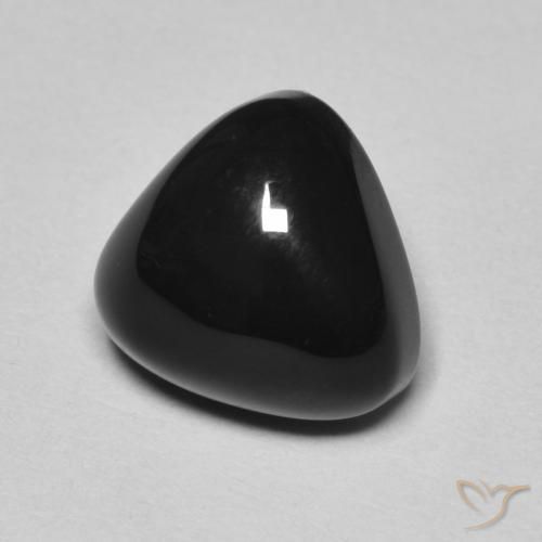 3.35克拉天然缟玛瑙，胖三角形，不透明