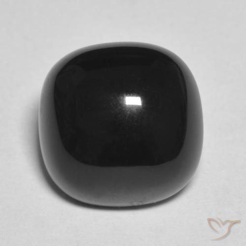 4.71ct 天然 黑色 缟玛瑙, 软垫, 不透明