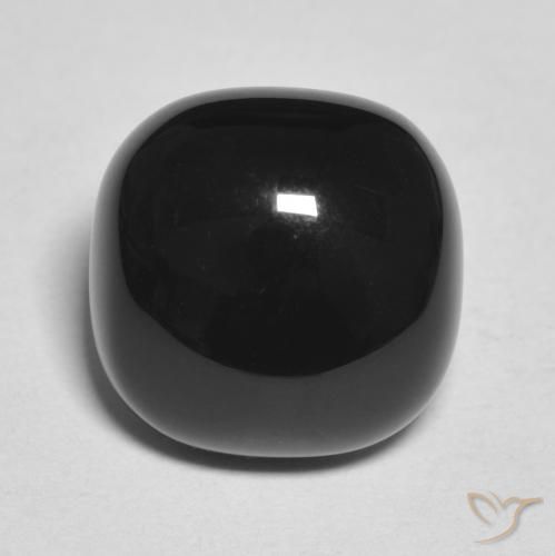 4.83ct 天然 黑色 缟玛瑙, 软垫, 不透明