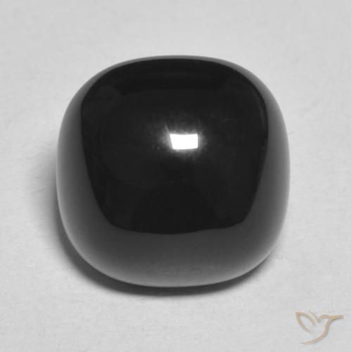 4.71ct 天然 黑色 缟玛瑙, 软垫, 不透明