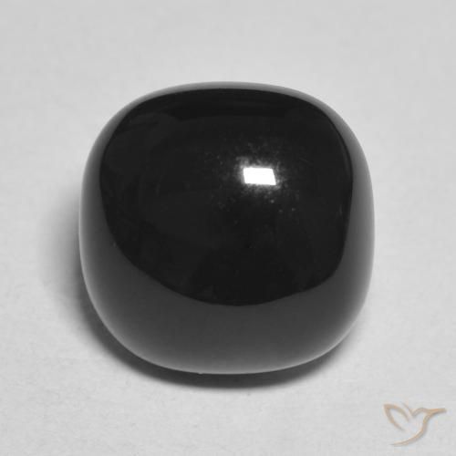 4.85ct 天然 黑色 缟玛瑙, 软垫, 不透明