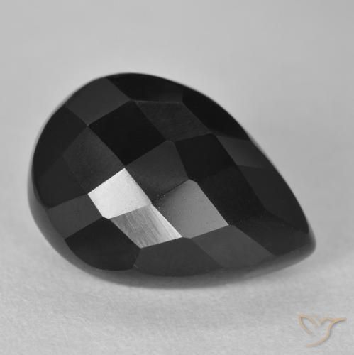 9.32克拉天然缟玛瑙，梨形，不透明