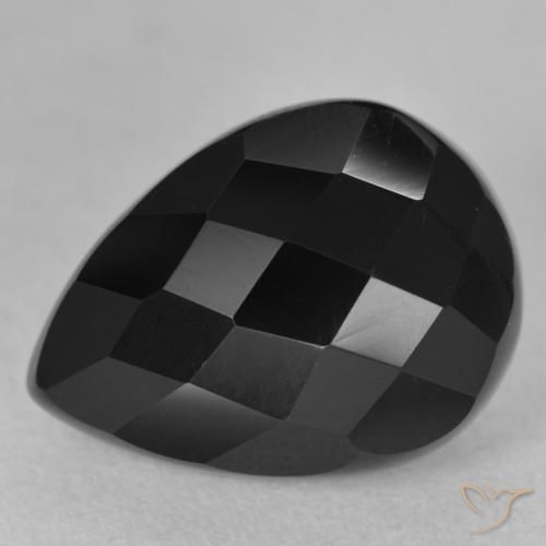 10.14克拉天然缟玛瑙，梨形，不透明