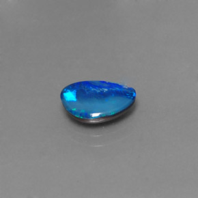 1.33克拉天然多色欧泊拼合石，异形，10.6×7.9毫米，不透明