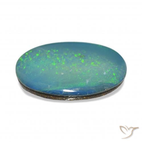 2.68克拉天然蛋白石双峰，椭圆形，不透明