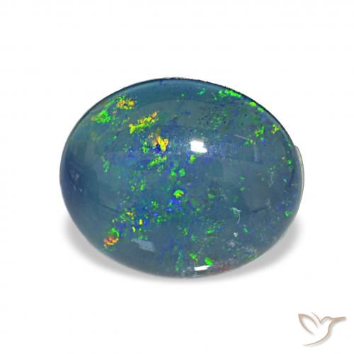 2.93ct 彩色 蛋白石三重奏, 椭圆形, 不透明