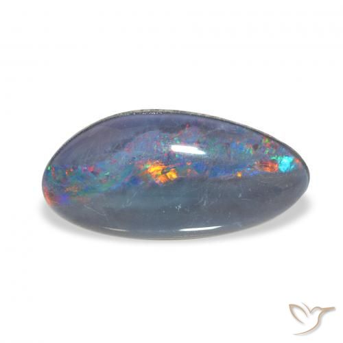 3.34ct 彩色 蛋白石三重奏, 花式切割, 不透明