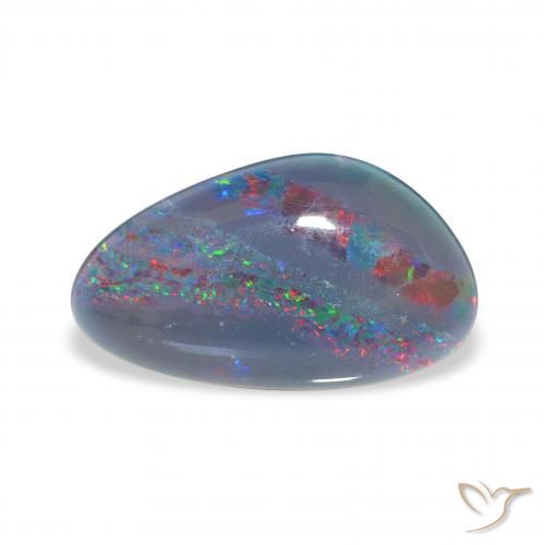 3.13ct 天然 彩色 蛋白石三重奏, 花式切割, 不透明