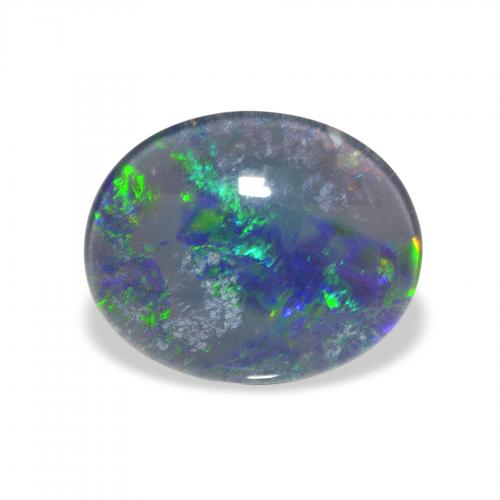 2.85克拉天然Opal Triplet，椭圆形，不透明