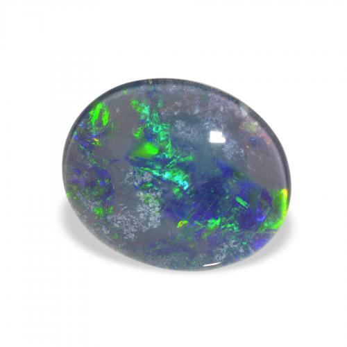 2.85克拉天然Opal Triplet，椭圆形，不透明