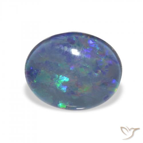 2.82克拉天然Opal Triplet，椭圆形，不透明