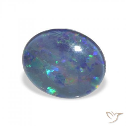 2.82克拉天然Opal Triplet，椭圆形，不透明