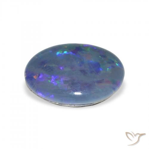 2.82克拉天然Opal Triplet，椭圆形，不透明