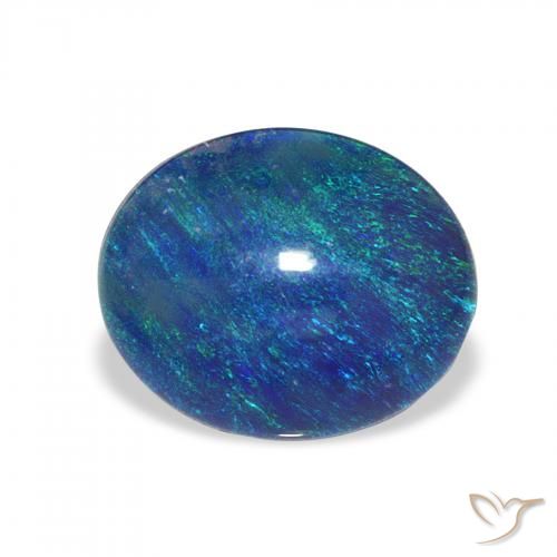 2.94ct 天然 彩色 蛋白石三重奏, 椭圆形, 不透明