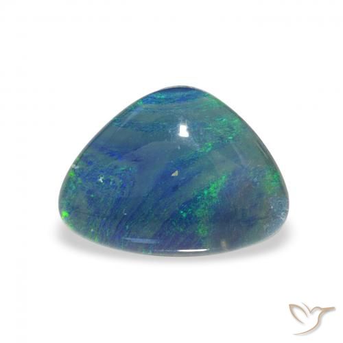 2.31ct 彩色 蛋白石三重奏, 胖三角形, 不透明
