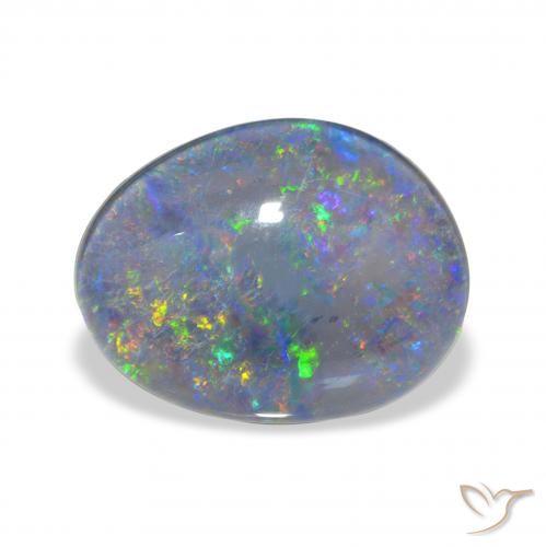 7.66ct 天然 彩色 蛋白石三重奏, 花式切割, 不透明