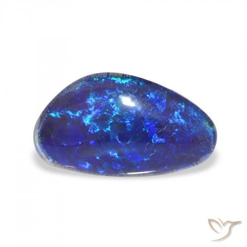 4.67ct 天然 彩色 蛋白石三重奏, 花式切割, 不透明