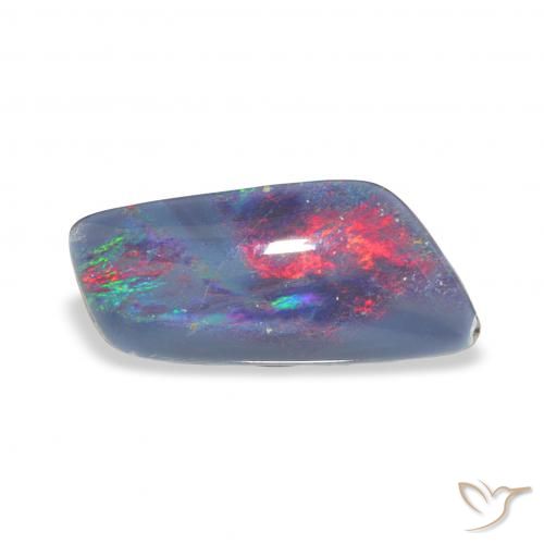 3.05ct 天然 彩色 蛋白石三重奏, 花式切割, 不透明