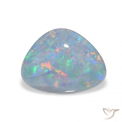 2.71ct 天然 彩色 蛋白石三重奏, 胖三角形, 不透明