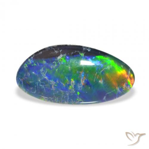 3.77ct 天然 彩色 蛋白石三重奏, 花式切割, 不透明