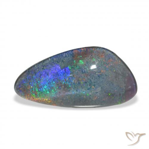 4.17ct 天然 彩色 蛋白石三重奏, 花式切割, 不透明
