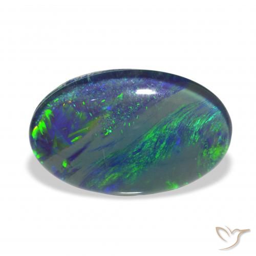 4.27ct 天然 彩色 蛋白石三重奏, 椭圆形, 不透明